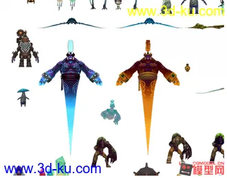 3D打印模型《火炬之光2》怪物合集的图片