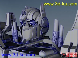 3D打印模型maya变形金刚擎天柱的图片