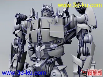 3D打印模型maya变形金刚擎天柱的图片