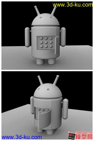 3D打印模型小安卓的图片
