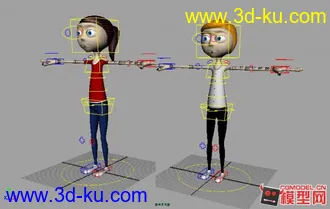 3D打印模型免费 绑定 骨骼的图片