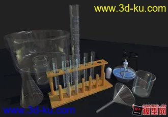 3D打印模型玻璃化学仪器的图片