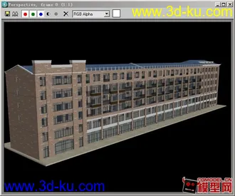 现代住宅模型的图片