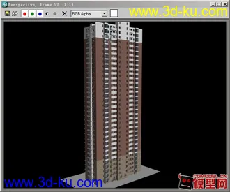 3D打印模型高层住宅的图片
