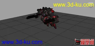 3D打印模型原创黑神机甲、有绑定、可变形的图片