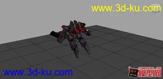 3D打印模型原创黑神机甲、有绑定、可变形的图片