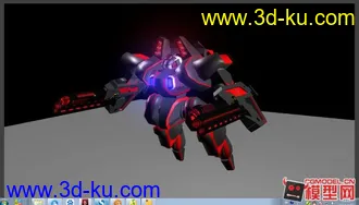 3D打印模型原创黑神机甲、有绑定、可变形的图片