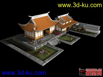 3D打印模型再来发个 临摹的建筑 场景,觉得合适的 顶顶啊的图片