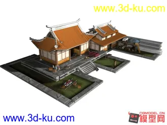 3D打印模型再来发个 临摹的建筑 场景,觉得合适的 顶顶啊的图片