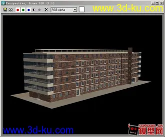 3D打印模型女生公寓一个的图片