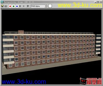 3D打印模型女生公寓一个的图片