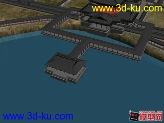 刚的到的一个大明宫 模型场景！！！的图片