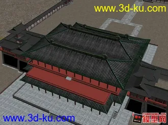 刚的到的一个大明宫 模型场景！！！的图片