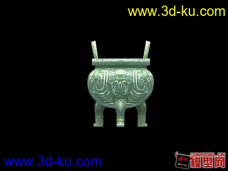 3D打印模型古代 三足鼎的图片