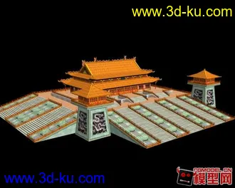 3D打印模型分享下刚得的一个宫殿啊  需要的来拿啊 ~~~的图片