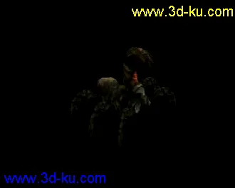 3D打印模型洞穴蠕虫【骨骼+动作】的图片