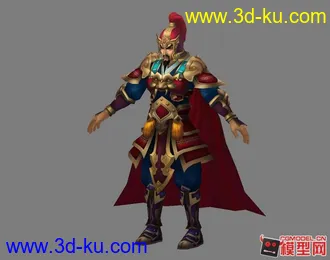 3D打印模型一个网络游戏人物的图片