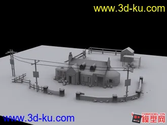 3D打印模型完整场景的图片