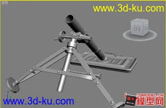 3D打印模型82迫击炮的图片