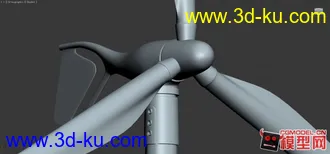 3D打印模型高精度风车（风力发电机）的图片