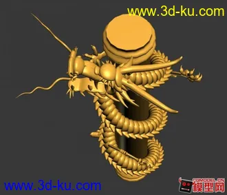 3D打印模型龙柱的图片