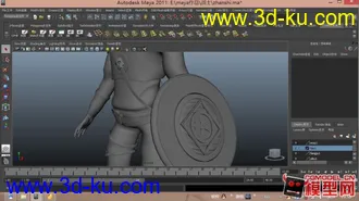 3D打印模型第一次做的一个比较完整的战士成品哦的图片