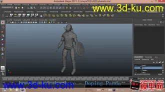 3D打印模型第一次做的一个比较完整的战士成品哦的图片