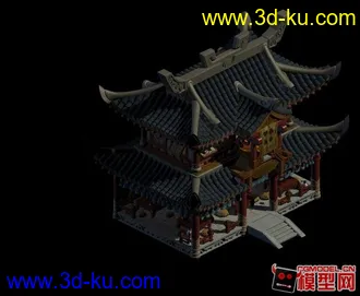 3D打印模型一个棋牌室的图片