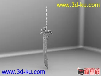 3D打印模型神兵出世----虎魄神兵的图片
