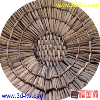 3D打印模型藤编果盘的图片