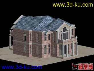 3D打印模型简单的小别墅的图片