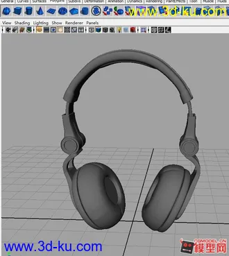 3D打印模型以前做的一个耳麦觉得还行的图片