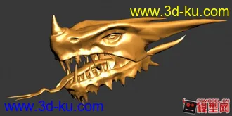 3D打印模型龙头一枚的图片