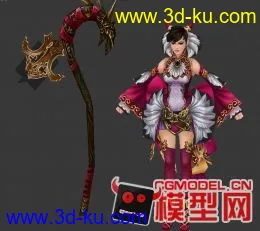 《御龙在天》5个女角色模型的图片