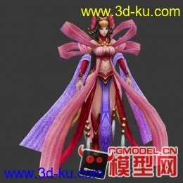 《御龙在天》5个女角色模型的图片