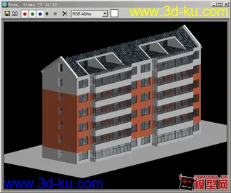 3D打印模型住宅楼的图片