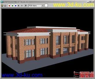 3D打印模型会议楼的图片