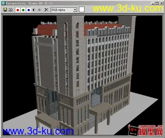 3D打印模型欧式办公楼的图片
