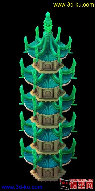 3D打印模型仙界集合点碧落城的图片