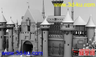 3D打印模型古老的城堡的图片
