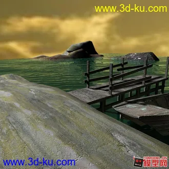 3D打印模型小桥流水的图片