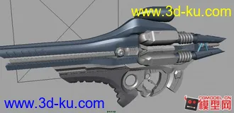 3D打印模型科幻  枪械的图片