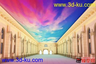 3D打印模型欧式 门头的图片