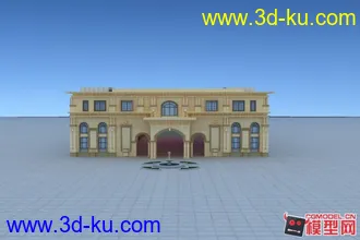 3D打印模型欧式 门头的图片