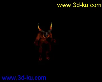 3D打印模型恶魔3种皮肤带动画的图片