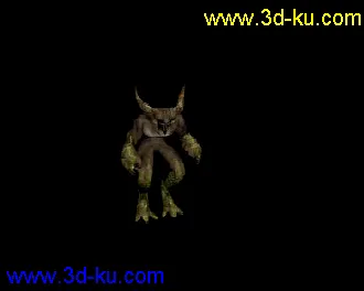 3D打印模型恶魔3种皮肤带动画的图片