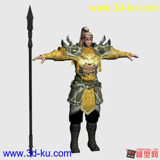 3D打印模型古代武士的图片