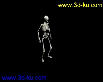 3D打印模型骷髅怪一套装备附加骨骼动画的图片