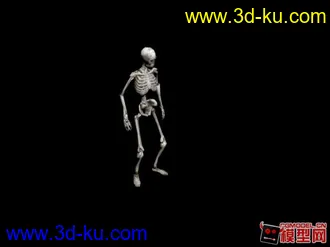 3D打印模型骷髅怪一套装备附加骨骼动画的图片