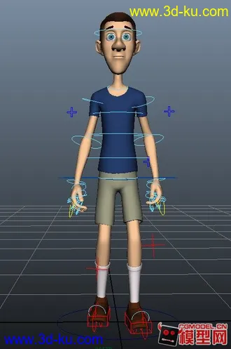 3D打印模型小男孩的图片